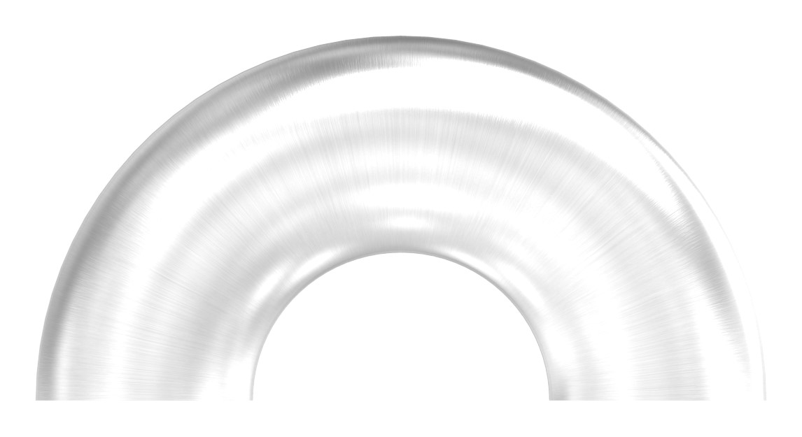 Schweißbogen 180°, 48,3x2,0mm, V2A