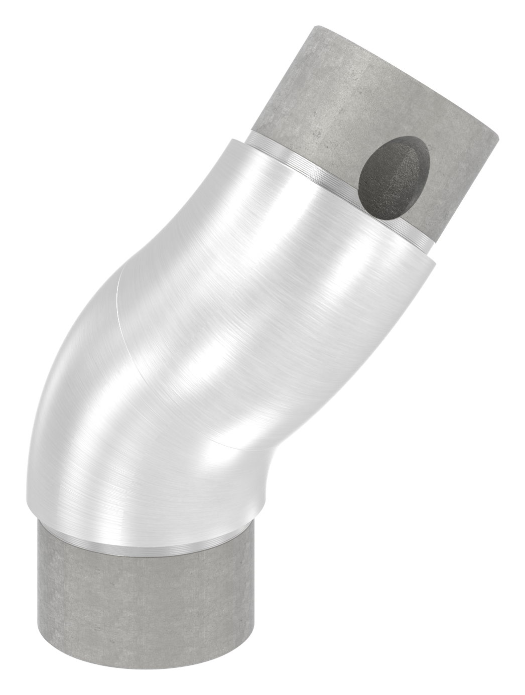 Rohrbogen verstellbar, hohl für Kabeldurchführung, für 42,4x2,0mm, V2A Rohrbogen verstellbar, hohl für Kabeldurchführung, für 42,4x2,0mm, V2A