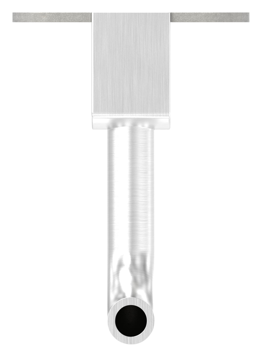 LED-Anschlussplatte mit Stift 300mm, V2A