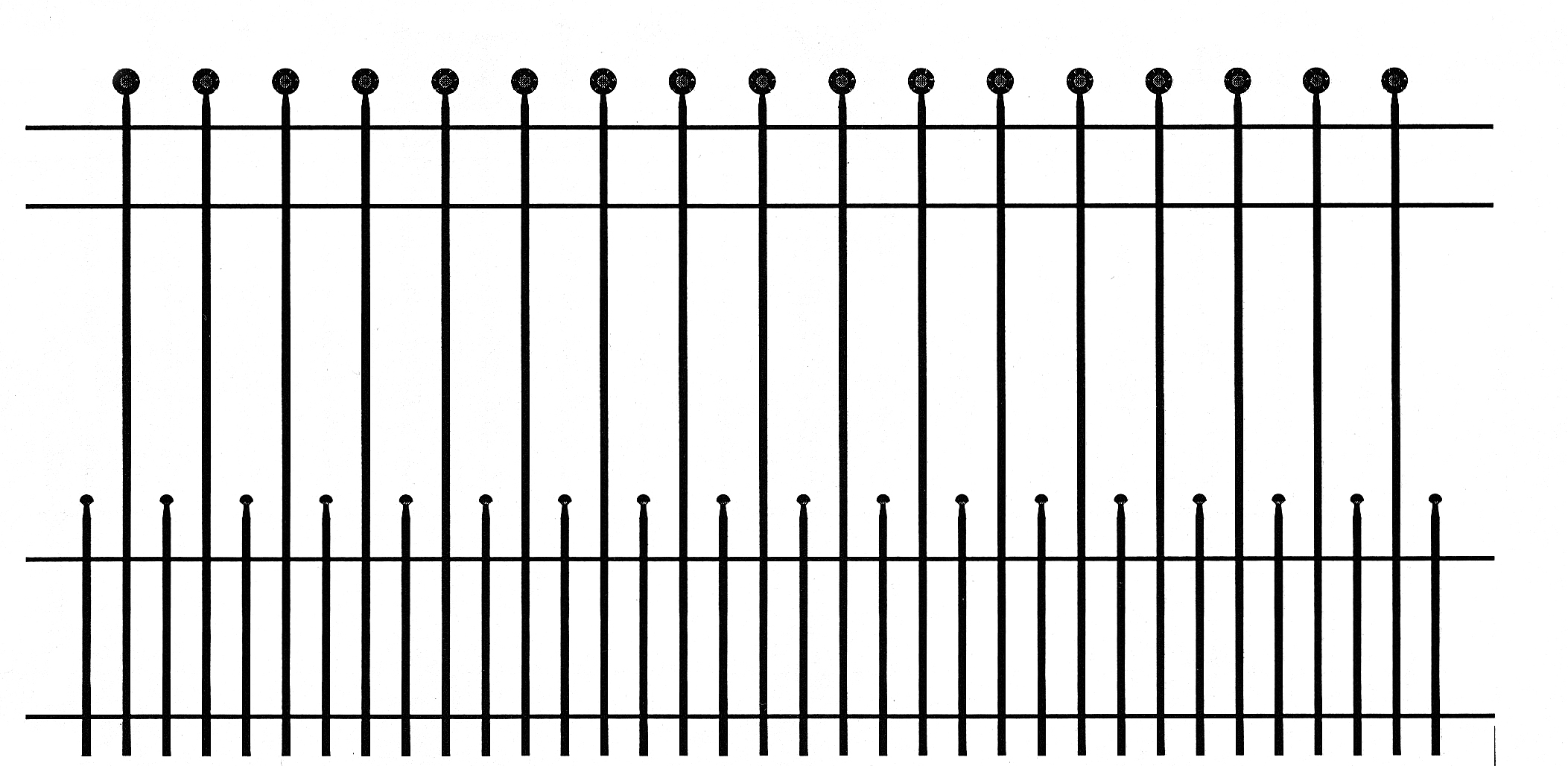 Zaunfeld, 1050x2200mm