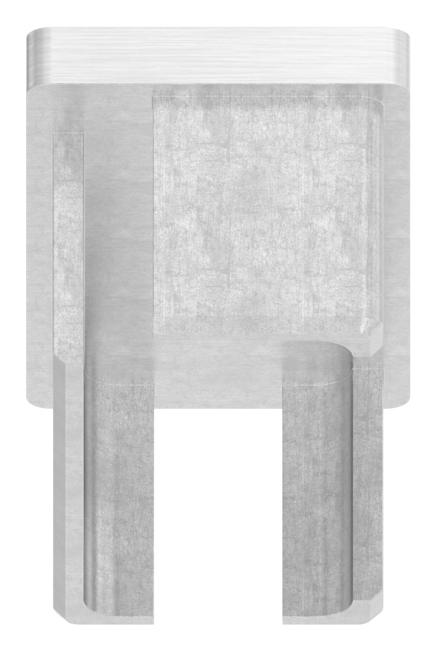 Einsteckkappe, für Rohr 60x30x2,0mm, V4A