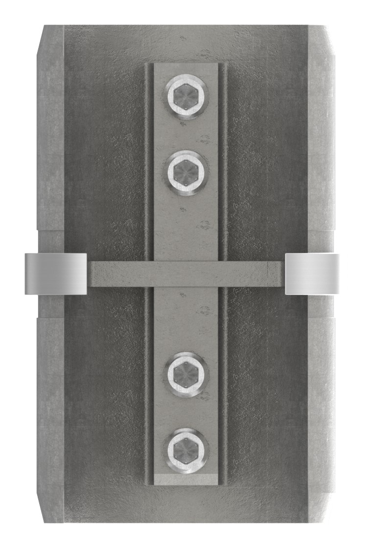 Rohrverbinder für Nutrohr 42,4mm, V4A