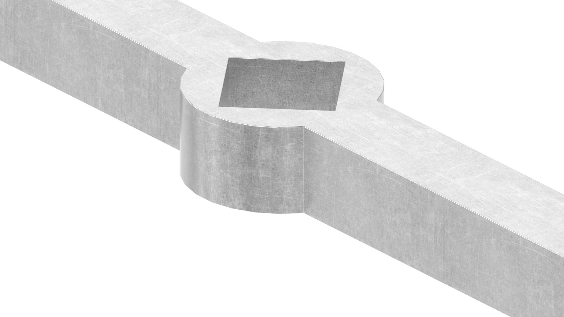 Lochleiste S235JR, 14x14mm, Lochabstand 220mm, 2000mm