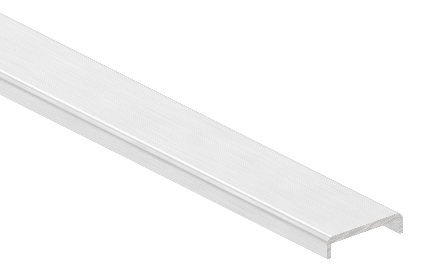 Kantenschutz EXTRA SLIM, für Glas 20,00 - 21,52mm, L: 6000mm, Aluminium E4/EV1