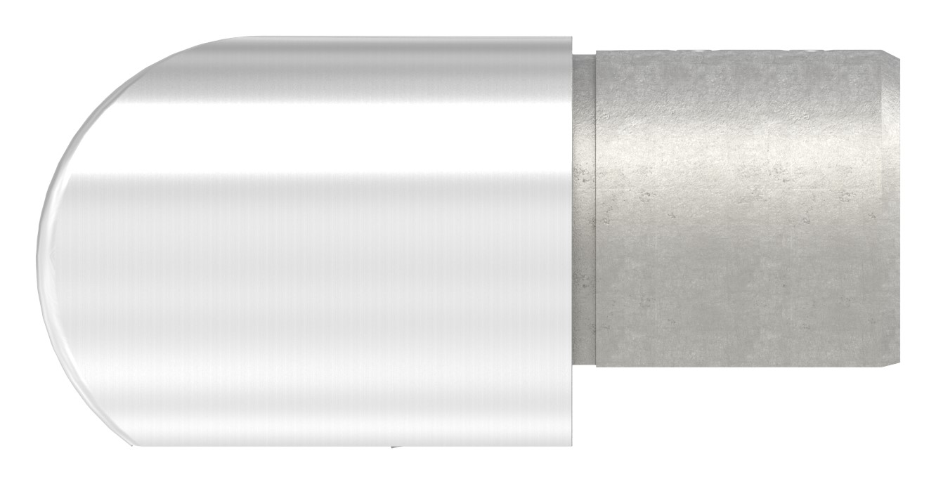 Eckbogen horizontal, für 48,3mm, V4A, Verlaufsecke