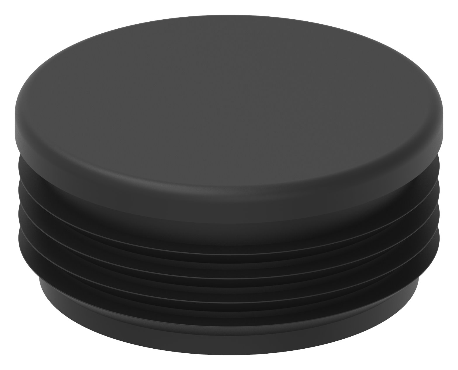 Kunststoffkappe für Rundrohr 60,3mm
