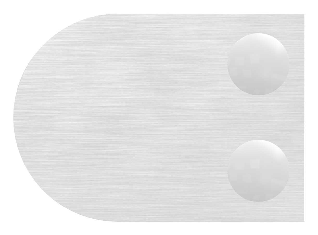 Glasklemme Mod. 32, Anschluss: gerade, V2A