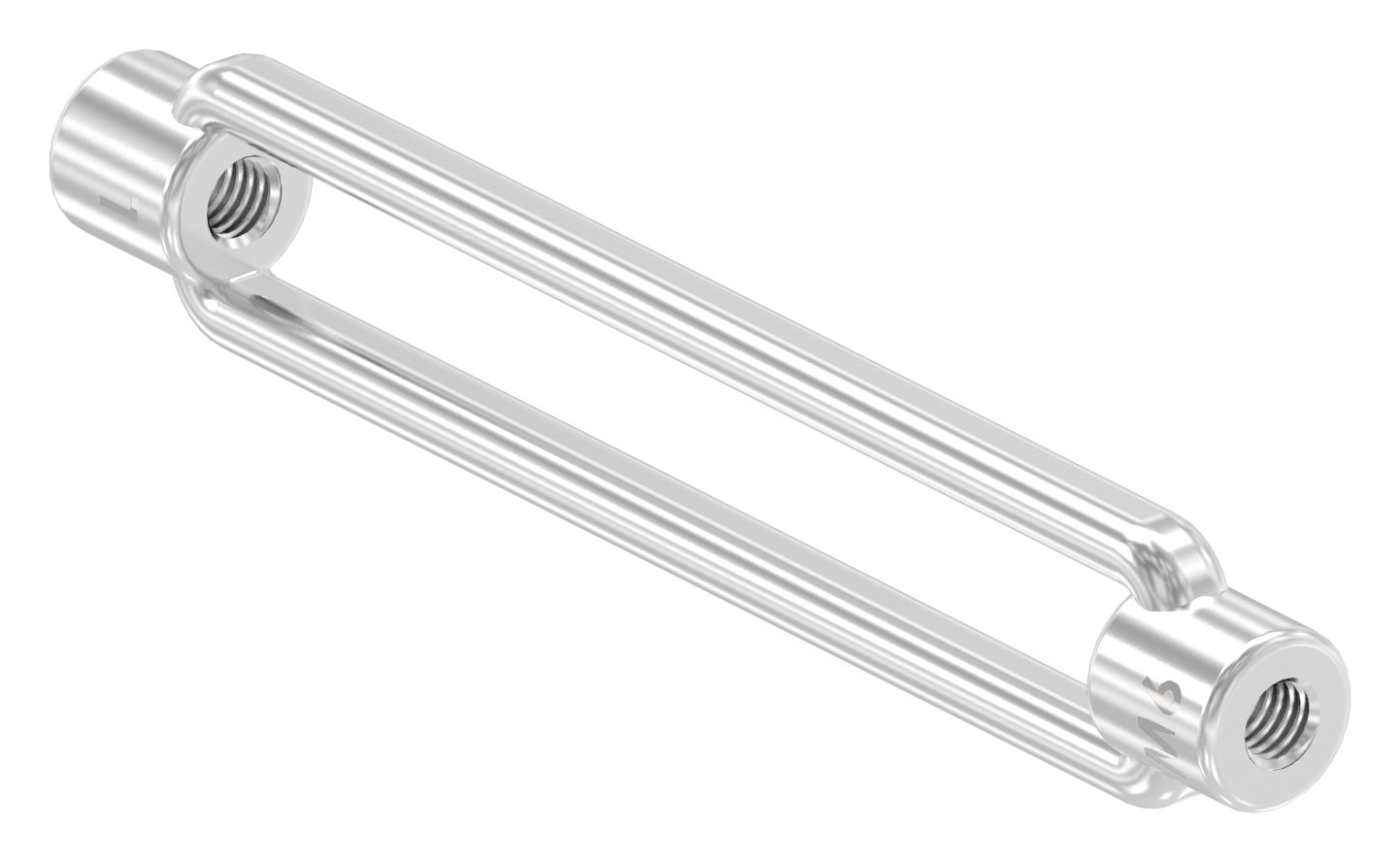 Spannschloss mit Gewinde M6, V4A