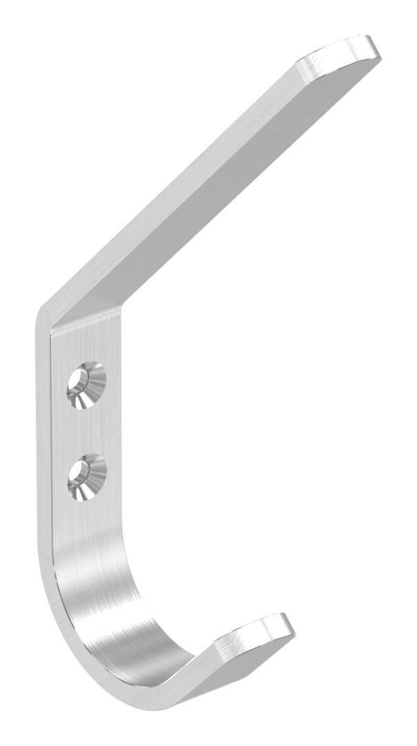 Kleiderhaken / Bügel aus Edelstahlflach 18 x 5mm Kleiderhaken / Bügel aus Edelstahlflach 18 x 5mm