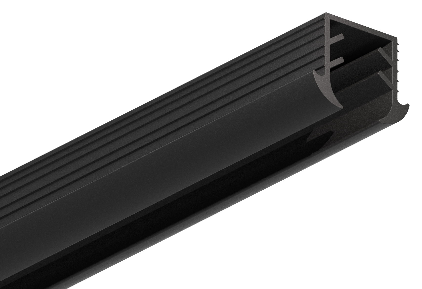 Keildichtung Glas 11,52 - 13,52mm, für Nut 24x24mm, 25m, EPDM