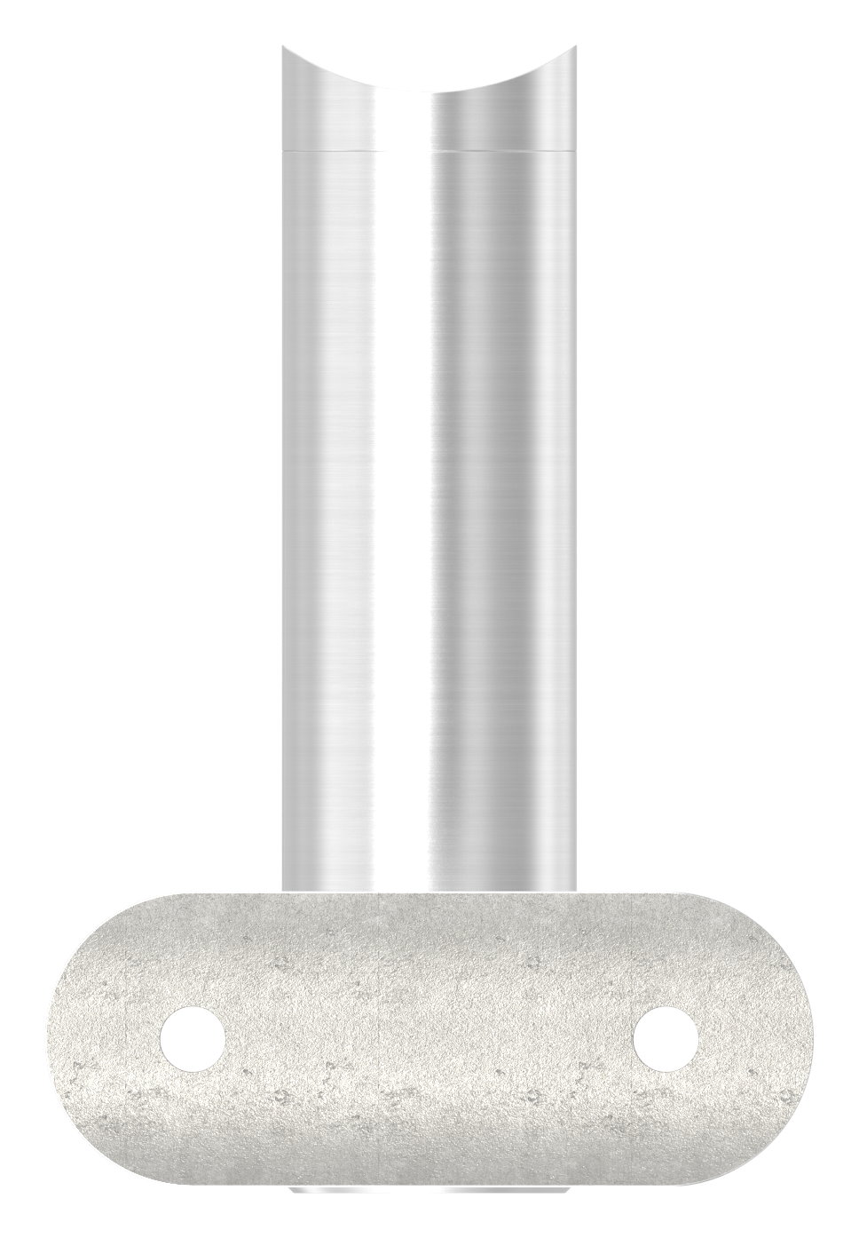 Handlaufhalter mit Gelenk, Handlaufanschlussplatte 42,4mm, V2A Handlaufhalter mit Gelenk, Handlaufanschlussplatte 42,4mm, V2A