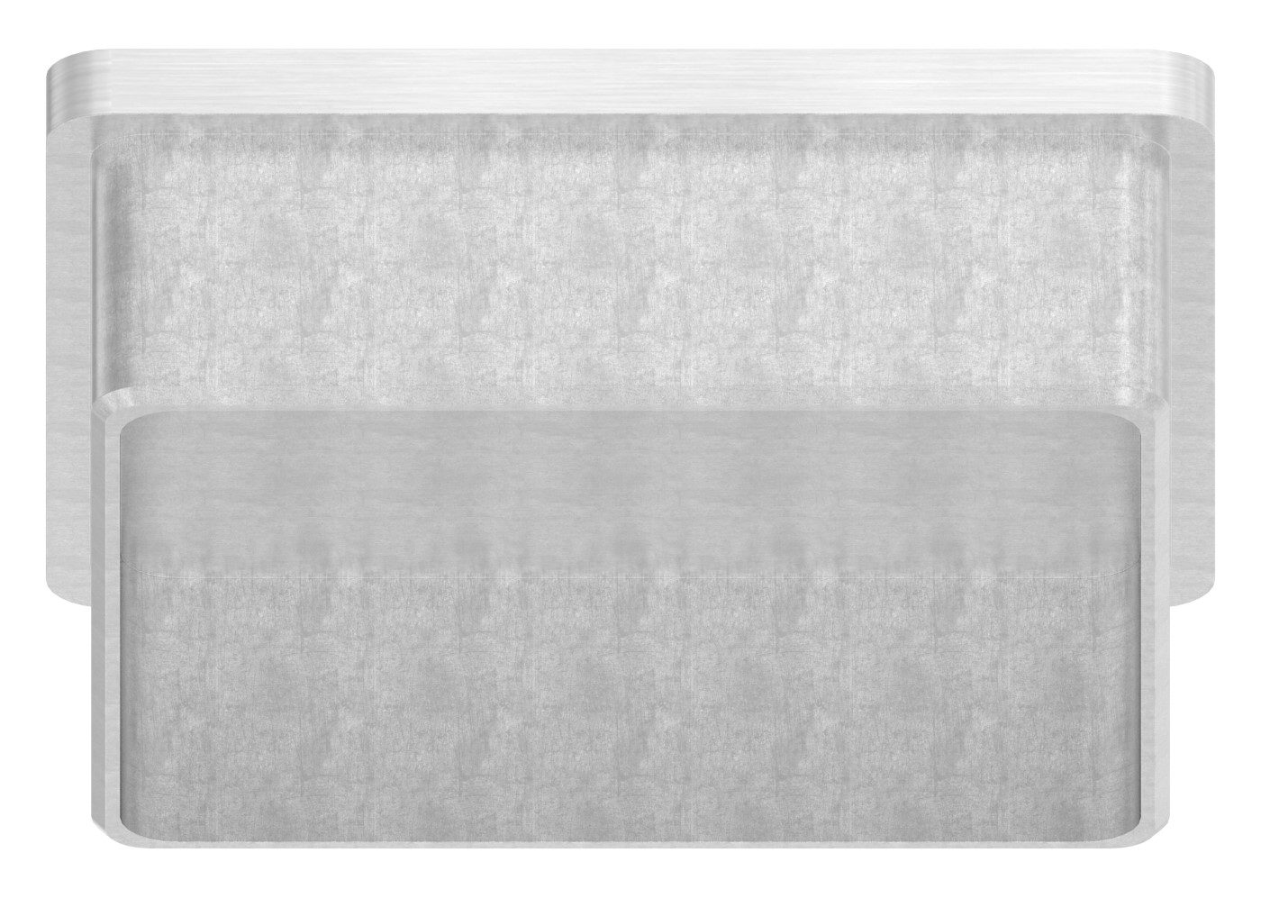 Einsteckkappe, für Rohr 80x80x3,0mm, V4A