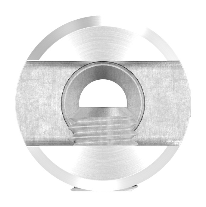 Plattenhalter für geraden Anschluss, V2A Plattenhalter für geraden Anschluss, V2A