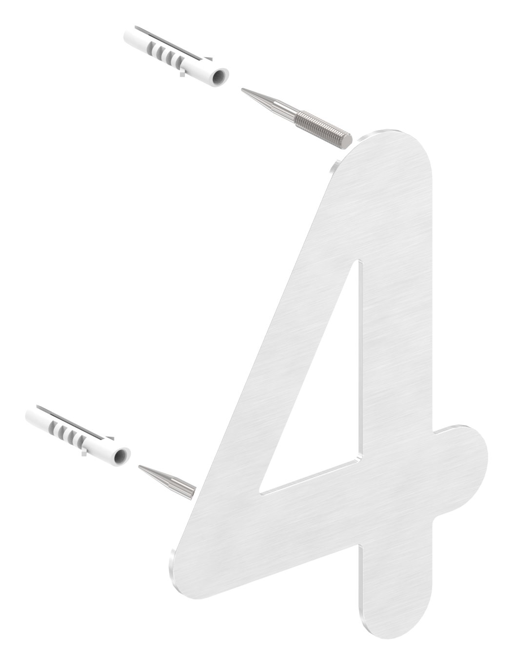 Hausnummer 4 - "klein", V2A