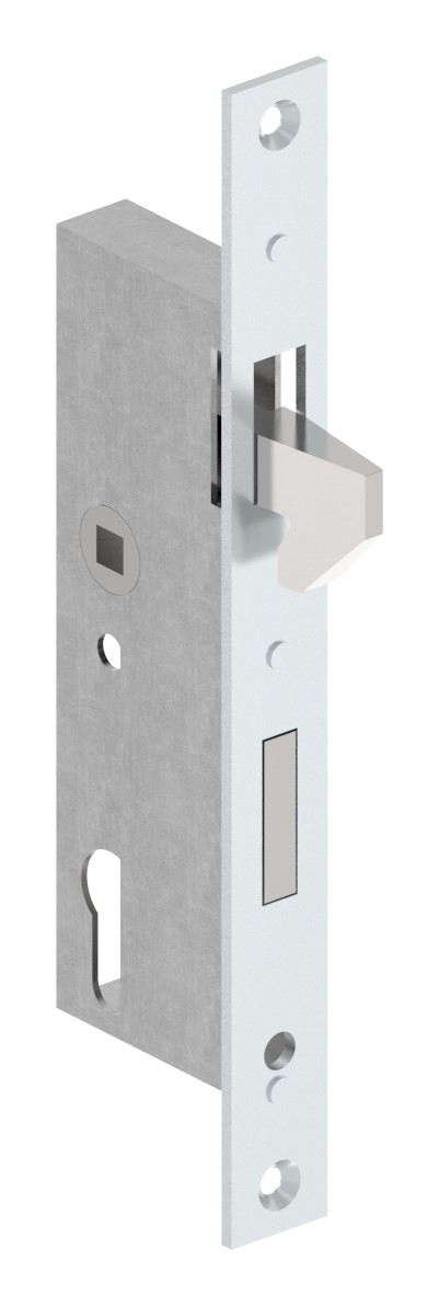 Rohrrahmenschloss verzinkt mit Hakenfalle (z.B. für Schiebetore), Dornmaß 40mm Rohrrahmenschloss verzinkt mit Hakenfalle (z.B. für Schiebetore), Dornmaß 40mm