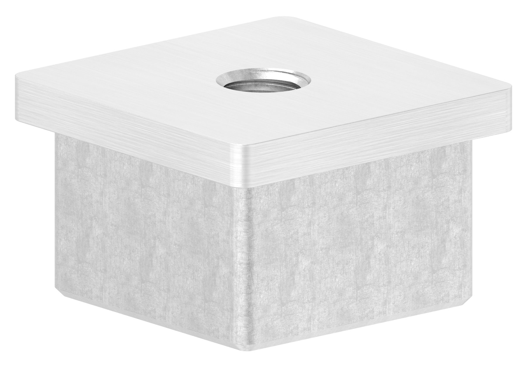 Einsteckkappe, für Rohr 40x40x3,0mm, V4A