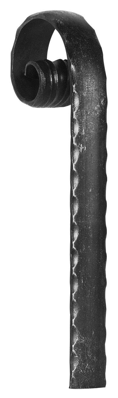 Handlaufanfänger 40x8mm, gerollt