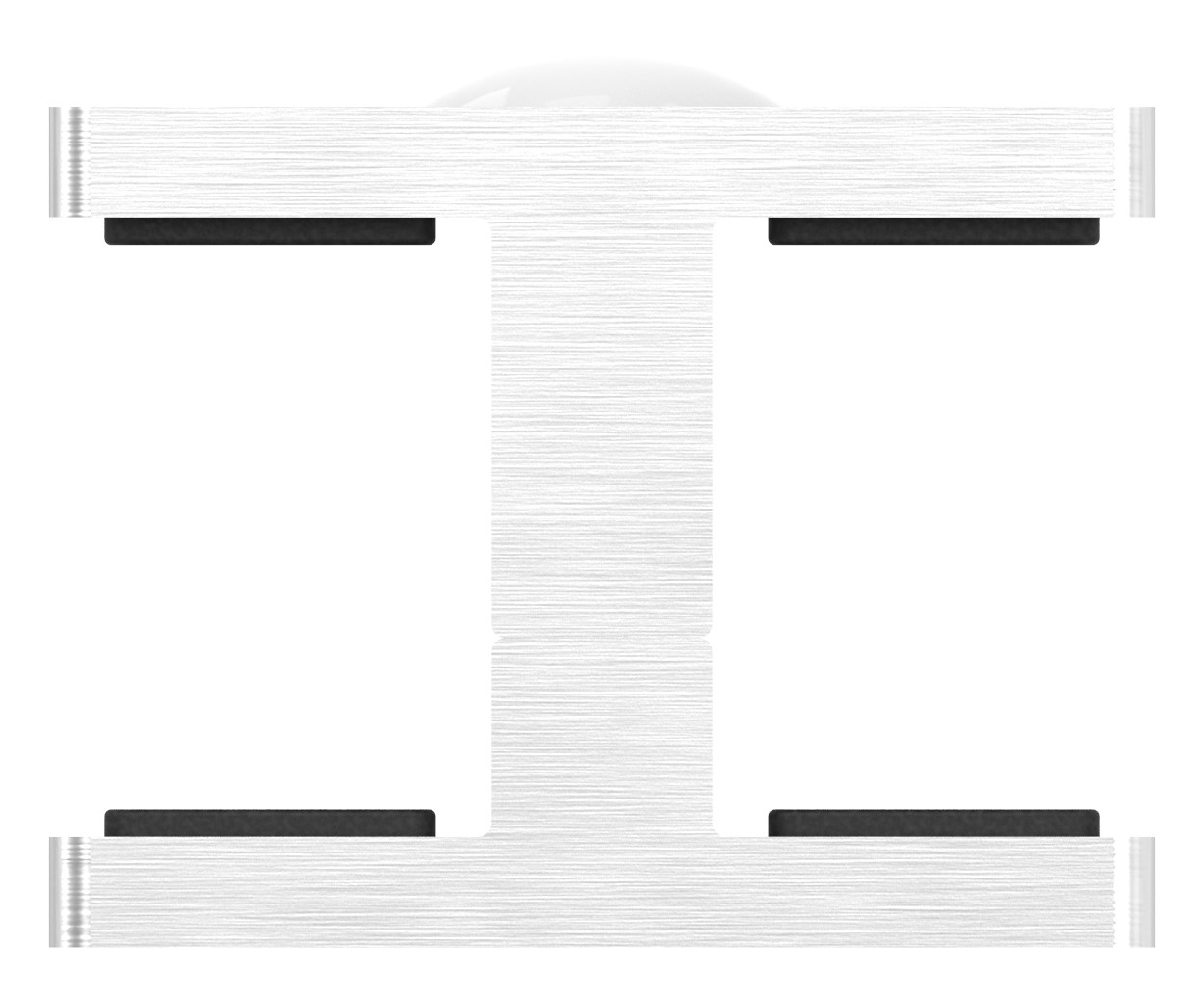 Glasausrichter für Ganzglasgeländer, für Glas 20,76 - 21,52mm