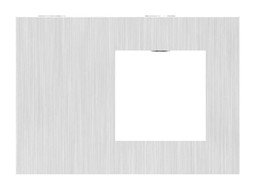 Querstabhalter, gerader Anschluss, 12x12mm Vierkan