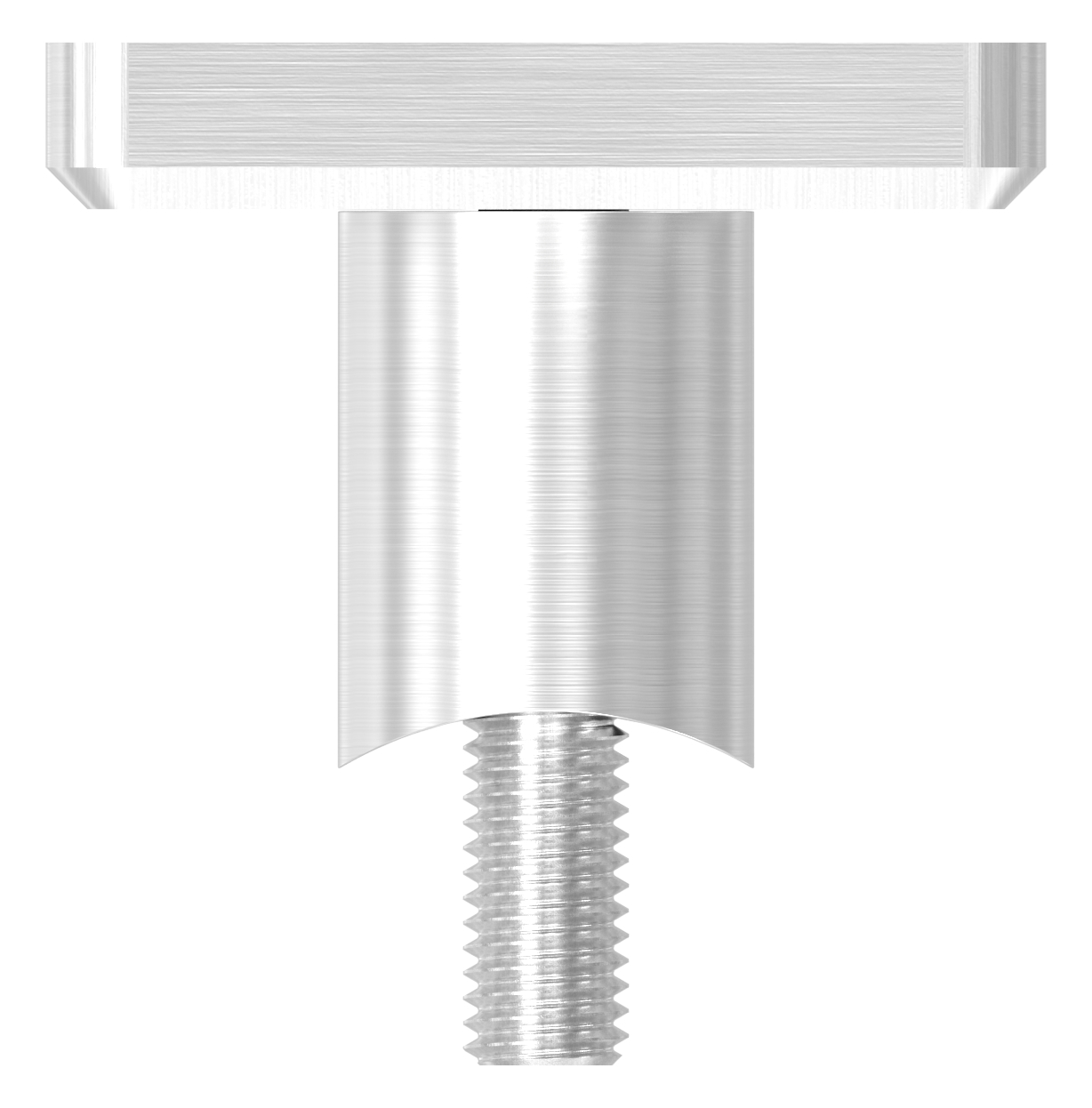 Wandbefestigung für Geländerpfosten 48,3mm, V2A