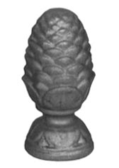 Zaunspitze, Ansatz Ø 43mm, H: 85mm