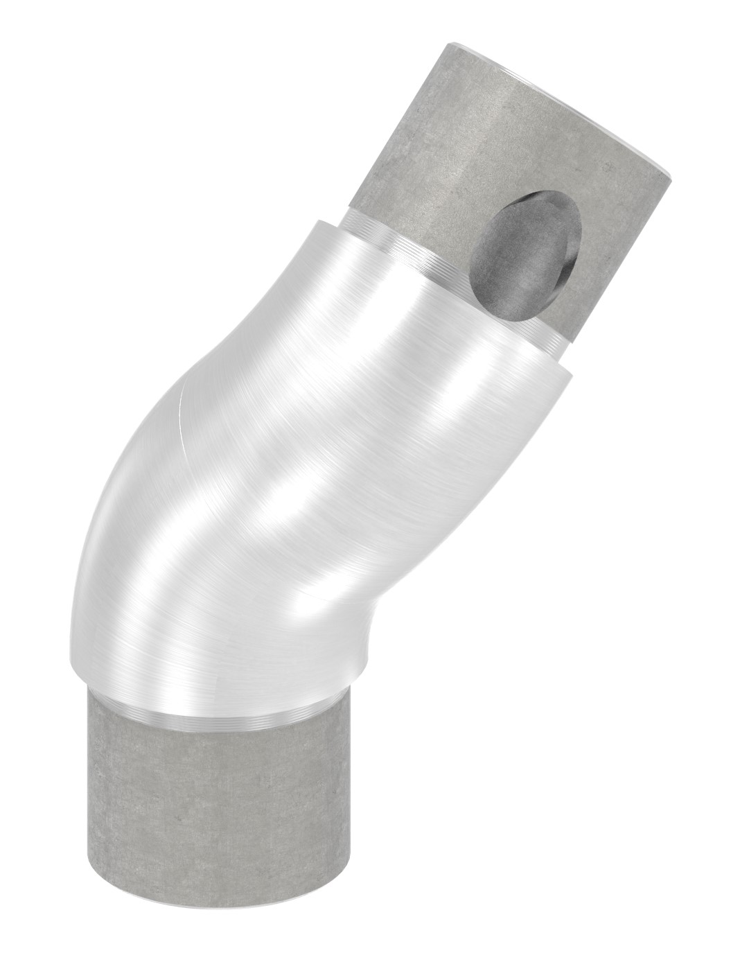 Rohrbogen 90°, verstellbar, für Rohr 33,7x2,0mm, V2A Rohrbogen 90°, verstellbar, für Rohr 33,7x2,0mm, V2A