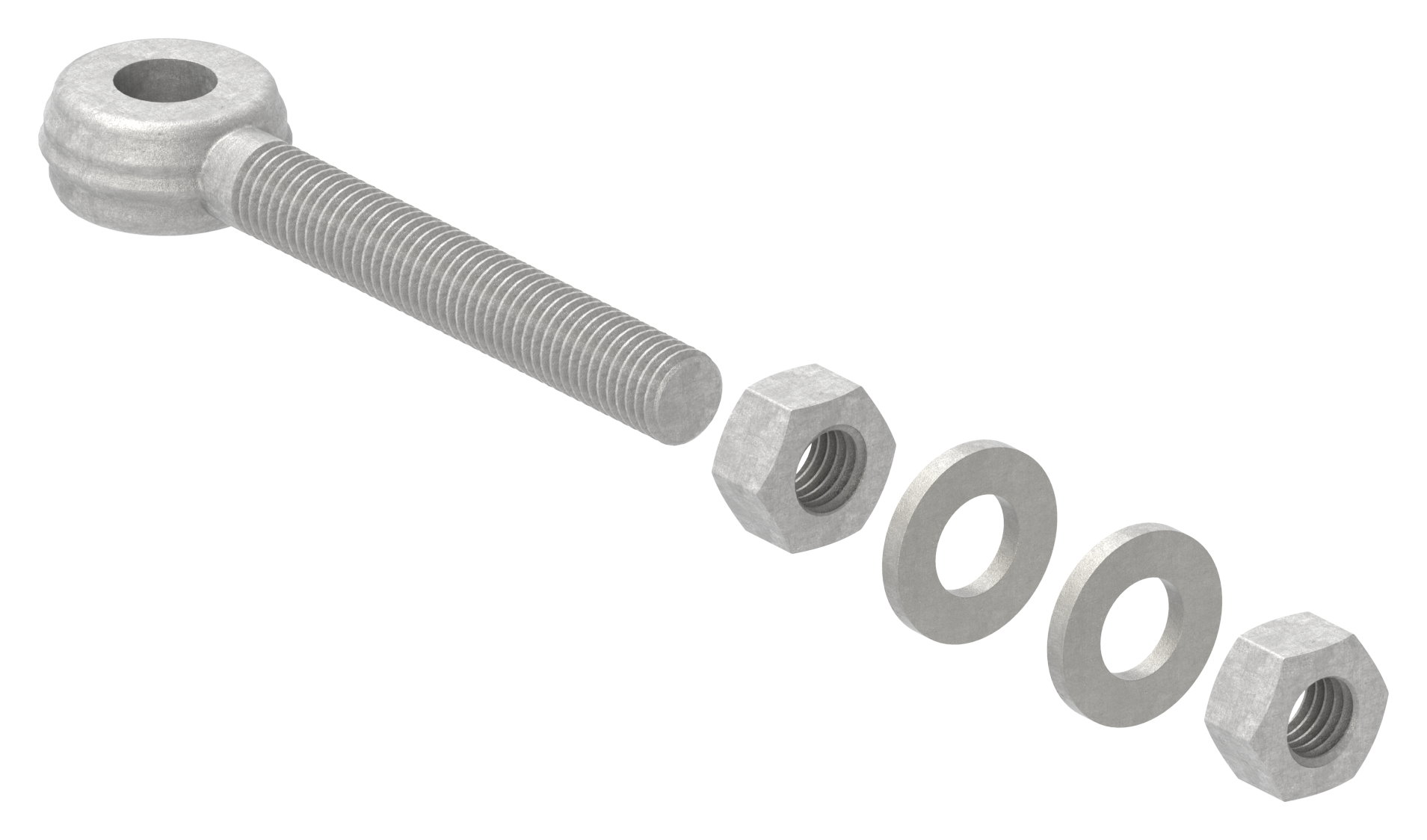 Augenschraube von Torband 121-M12, feuerverzinkt