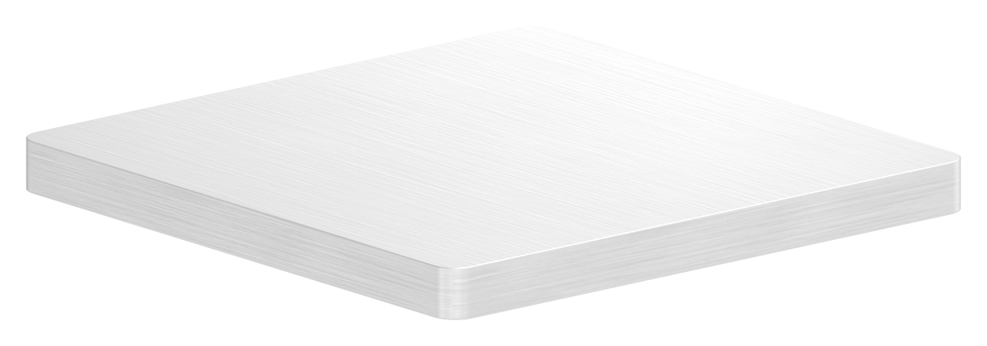 Flachkappe für Quadratrohr 50x50, V4A