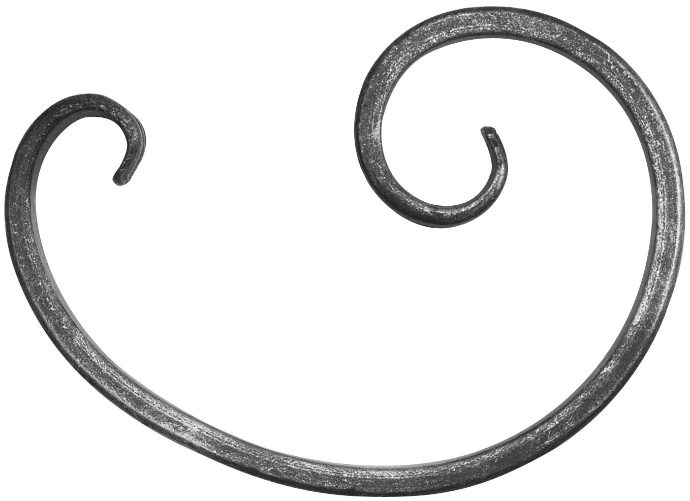 C-Schnecke 16x8mm, 175x125mm, einseitig