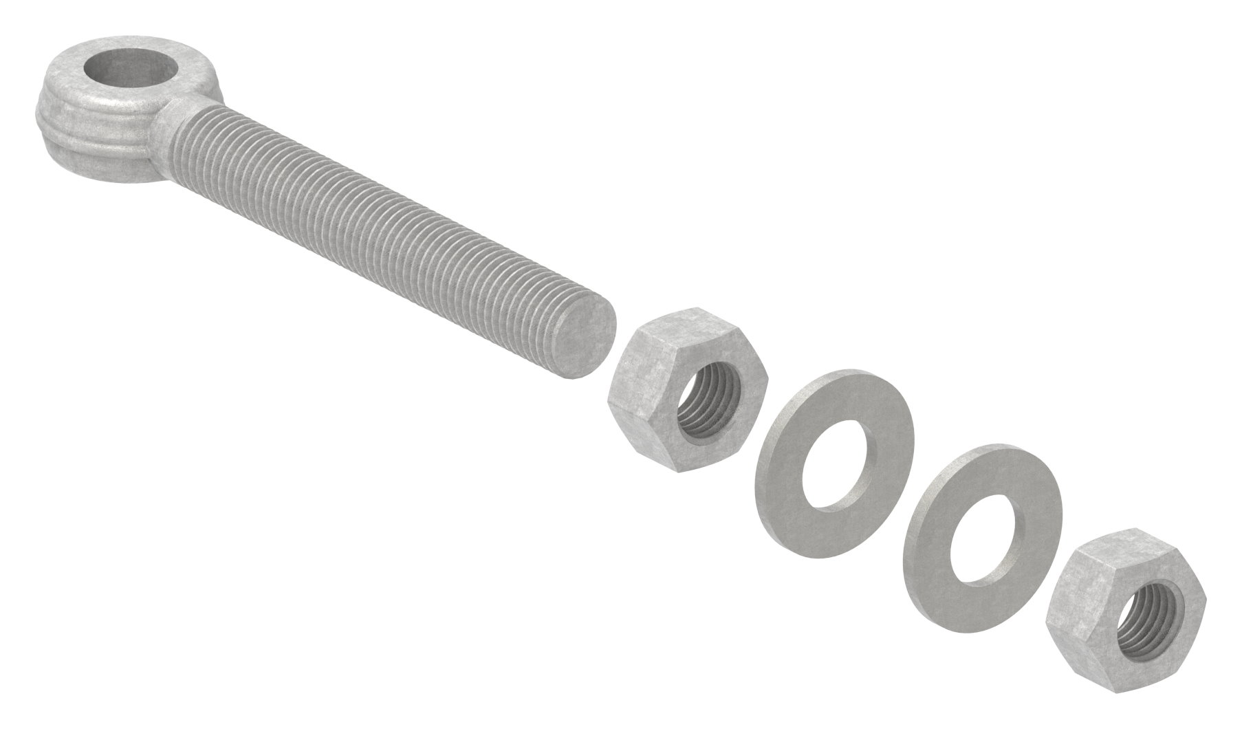 Augenschraube von Torband 121-M16, feuerverzinkt