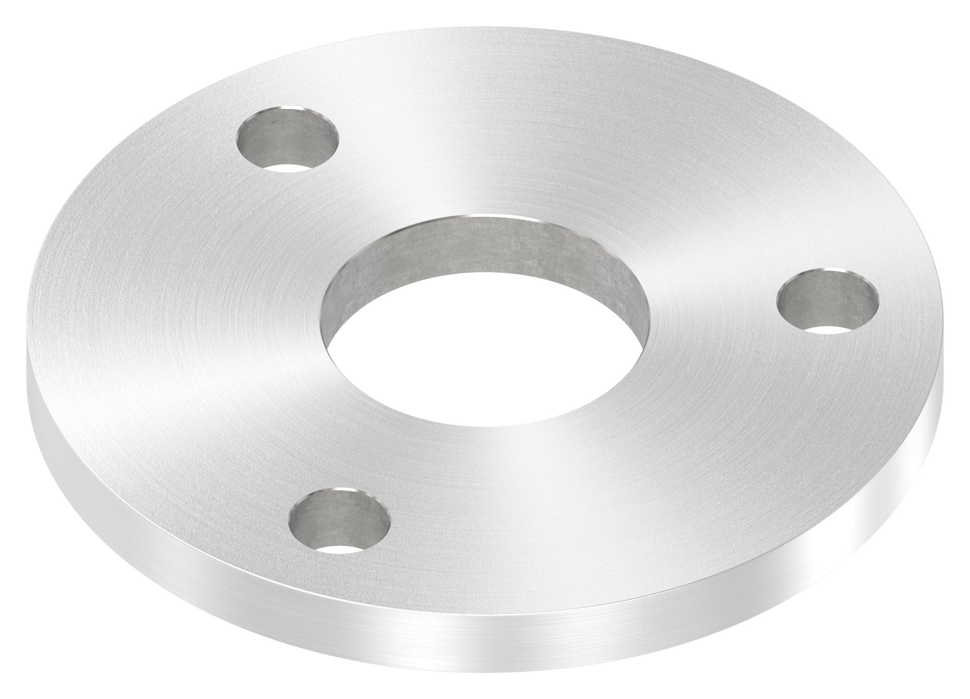 Ankerplatte Ø 120x10mm, mit Rundschliff, V2A