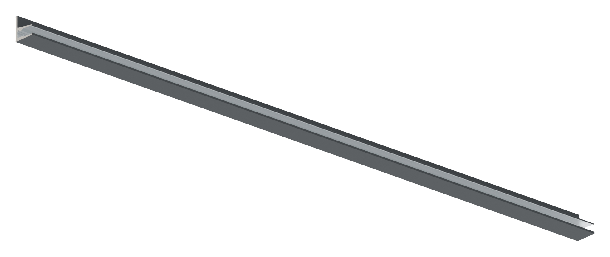 Vordachprofil eleganza canopy, L: 3000mm, RAL7016 Vordachprofil eleganza canopy, L: 3000mm, RAL7016