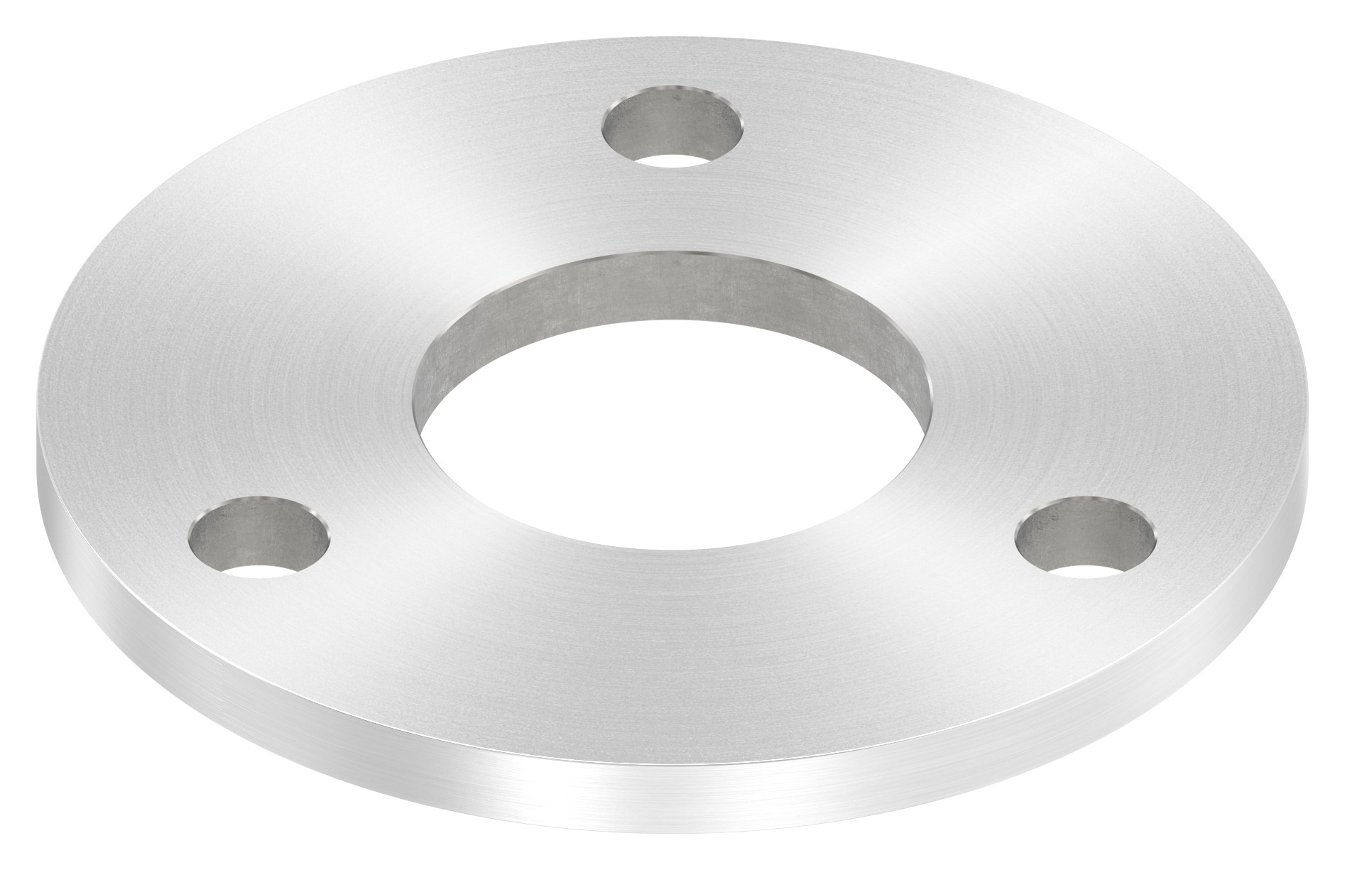 Ankerplatte Ø 120x8mm, mit Rundschliff, V2A