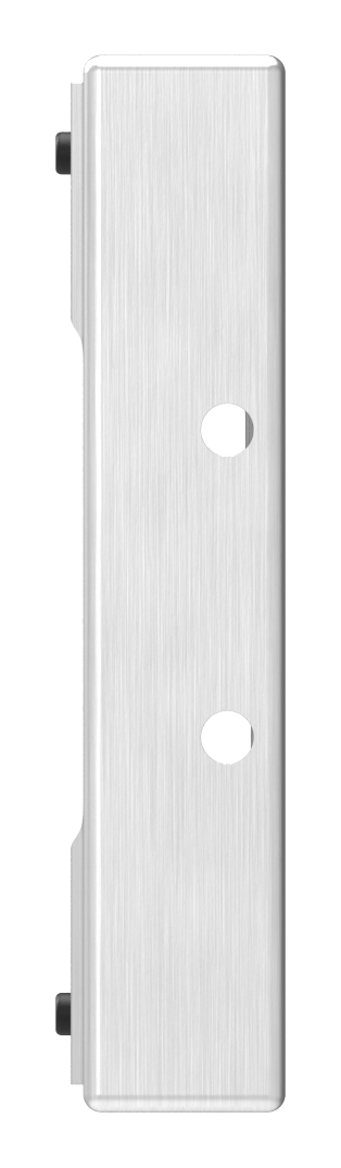 Edelstahlgegenkasten eckig, für Abstand 72mm, zum Anschweißen, 30mm, V2A