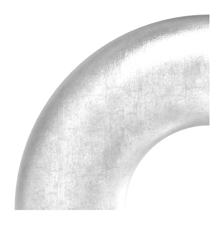 Schweißbogen 90°, 60,3x2,0mm, ungeschliffen, V2A