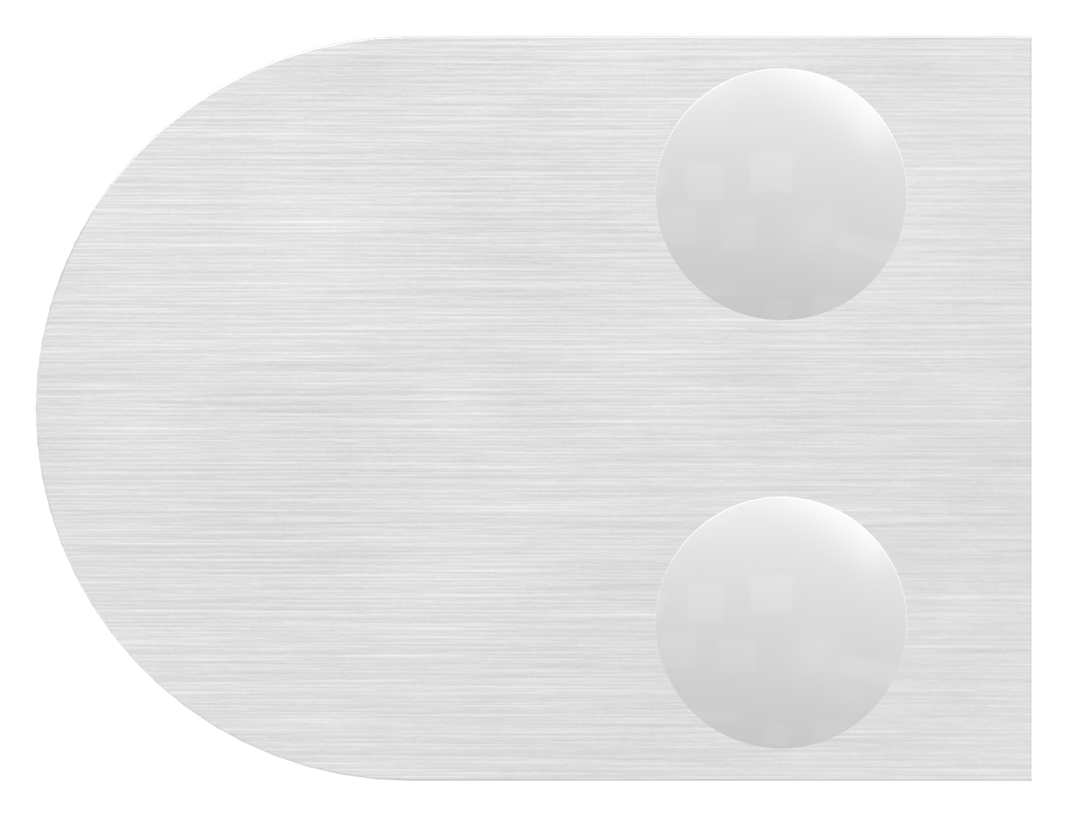 Glasklemme Mod. 30, Anschluss: 60,3mm, V4A