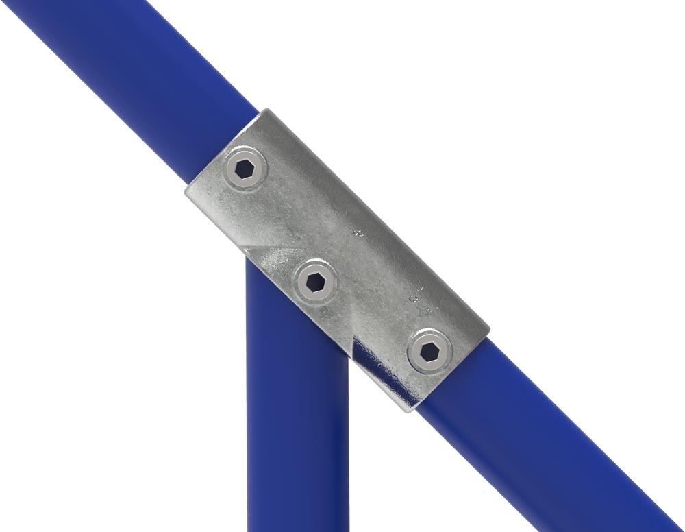 T-Stück, verstellbar 30 - 45°, für Rohr Ø 33,7mm