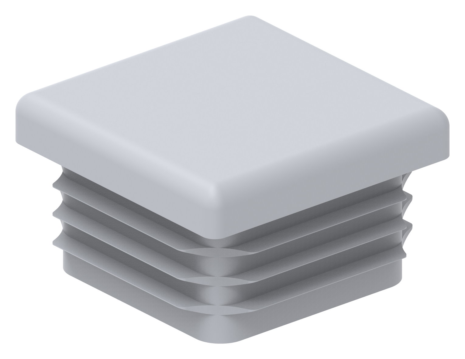 Kunststoffkappe für Quadratrohr 30x30mm