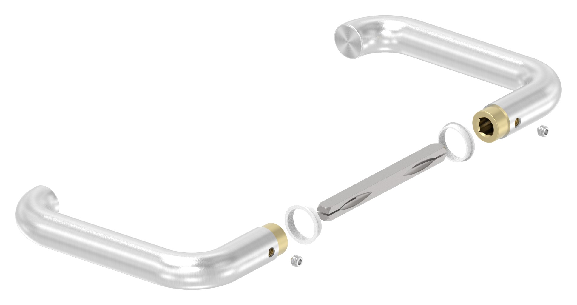 Türdrücker-Paar, V2A Türdrücker-Paar, V2A