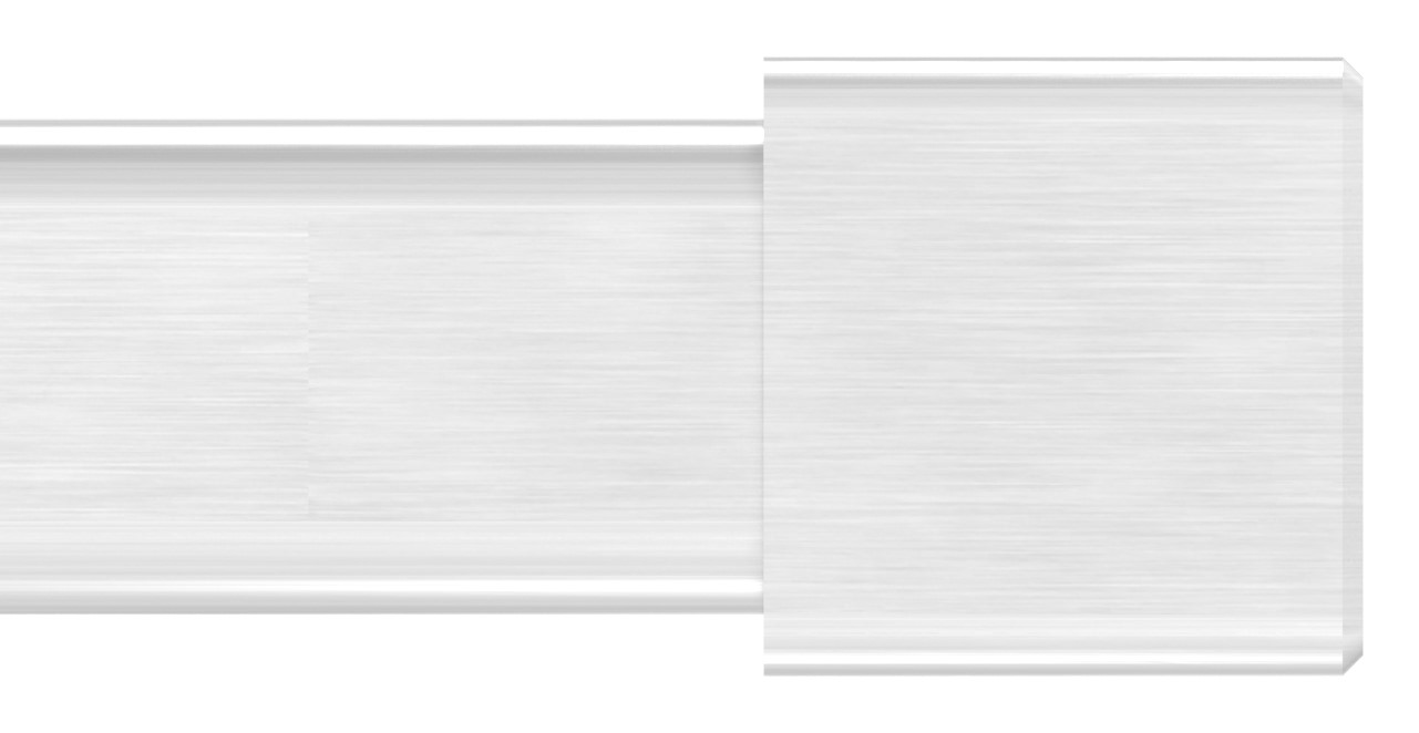 Endkappe für 12x12mm Vierkant, V2A Endkappe für 12x12mm Vierkant, V2A