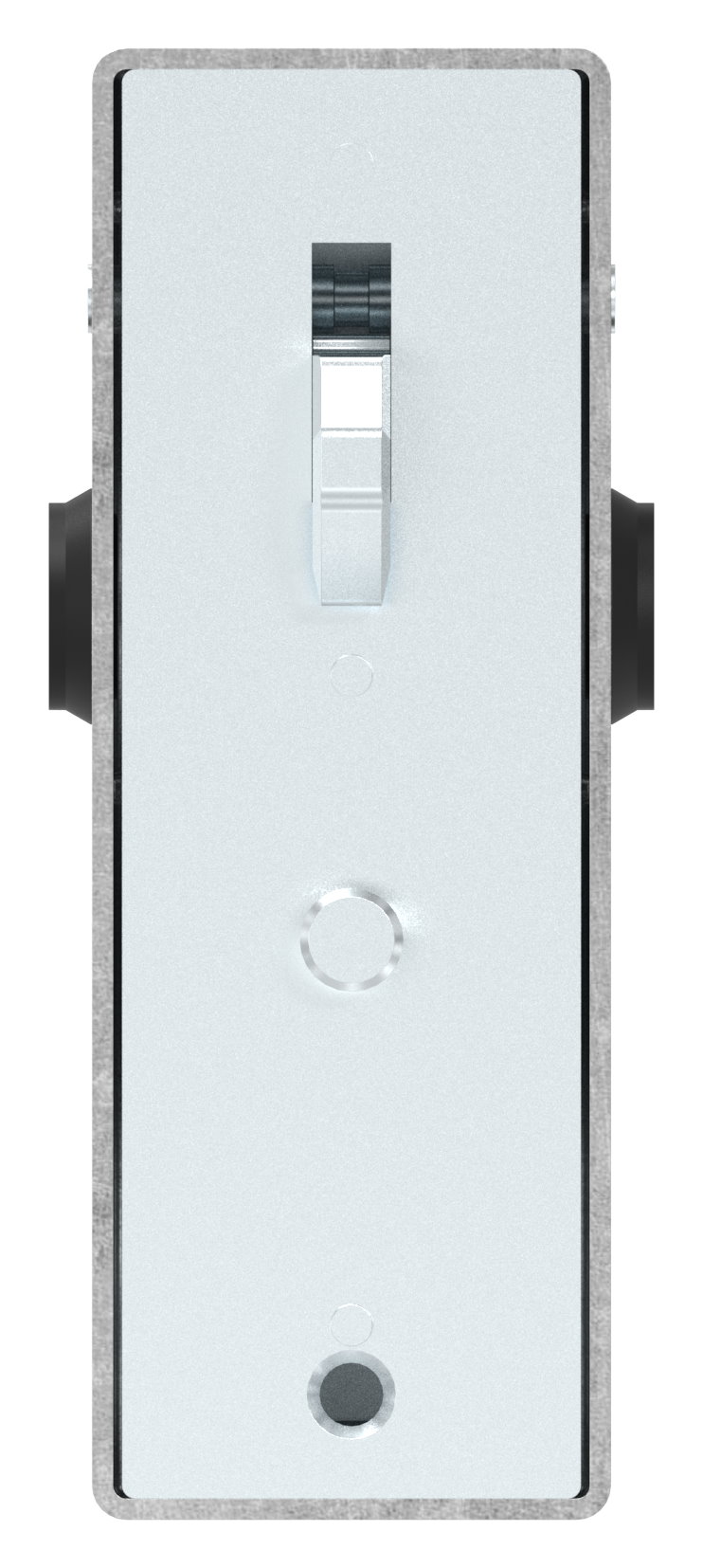 Schlosskasten mit Hakenschloss, 60 x 94 x 170mm