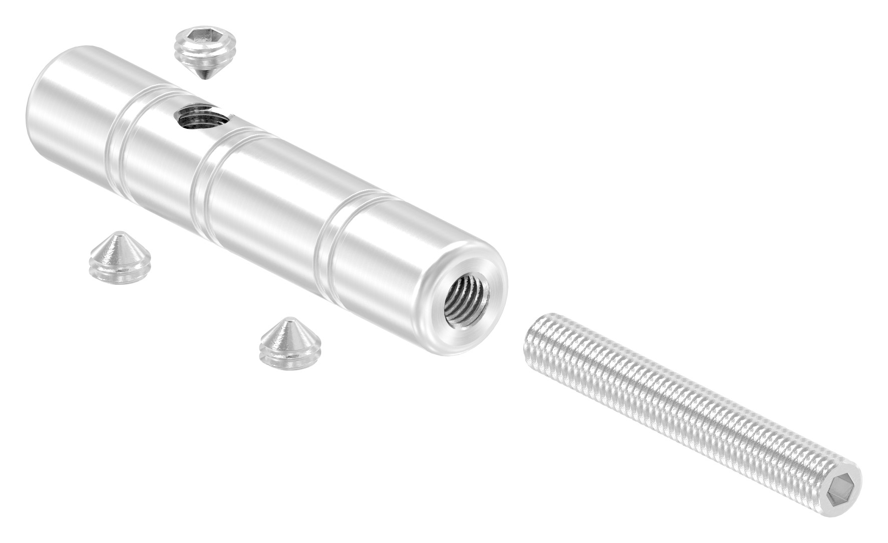 Gewindeterminal zur Selbstmontage, für 8mm Seil, V2A Gewindeterminal zur Selbstmontage, für 8mm Seil, V2A