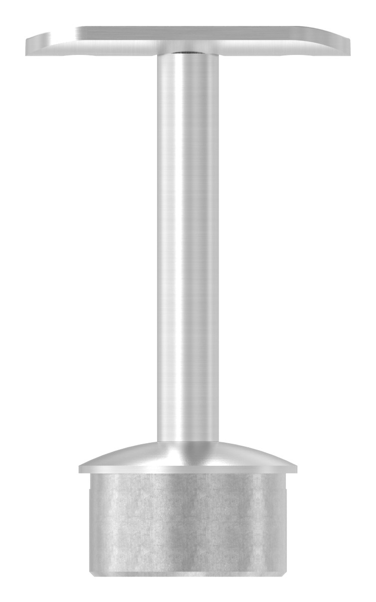 Rohrabschlussstopfen für Rohr 42,4x2,0mm, Handlaufanschlussplatte: 42,4mm, V2A