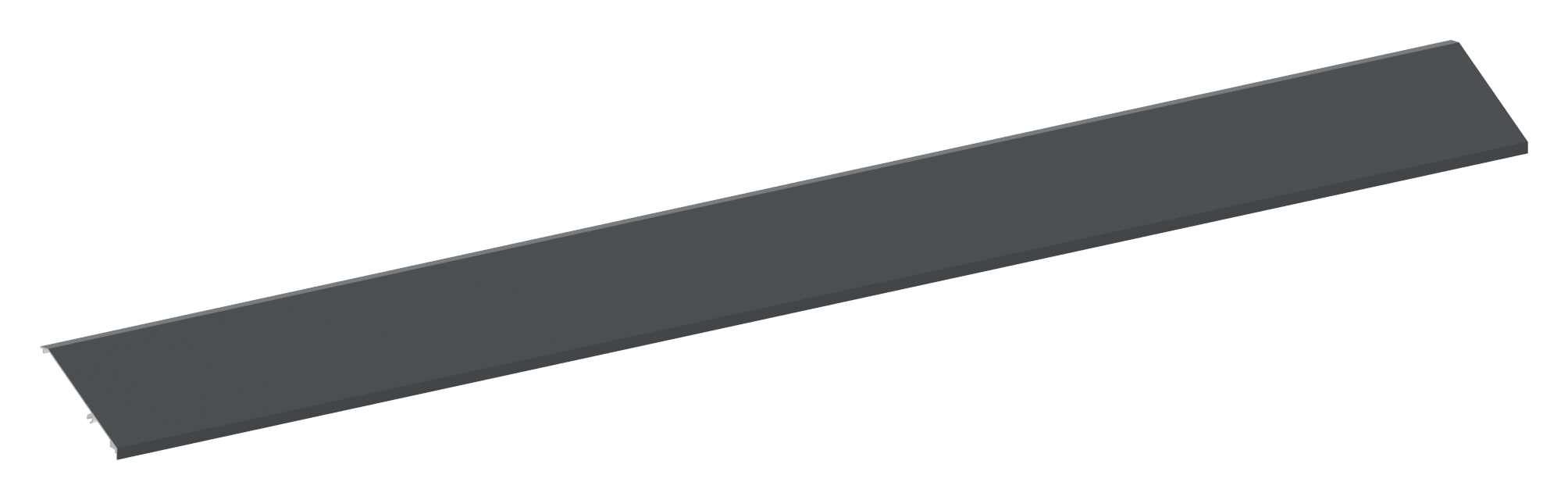 Design-Abdeckung für eleganza canopy, L: 1605mm, RAL7016 Design-Abdeckung für eleganza canopy, L: 1605mm, RAL7016