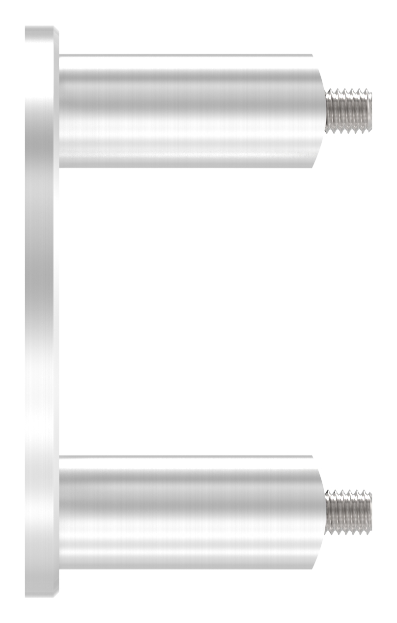 Wandbefestigung für Geländerpfosten 42,4mm, V2A
