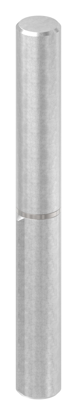 Anschweißband, L: 160mm, mit festem Stift, V2A