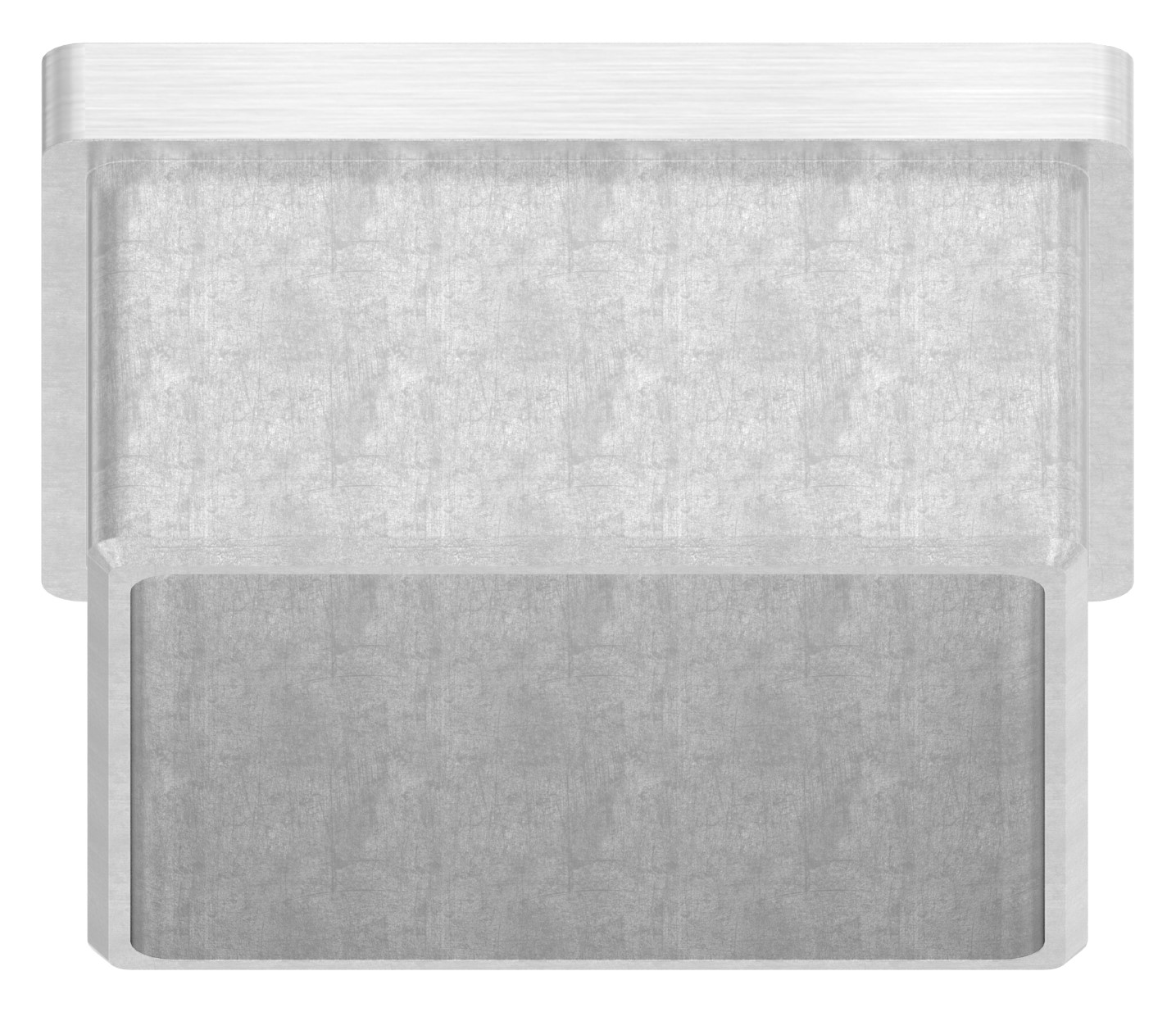 Einsteckkappe, für Rohr 50x50x2,0mm, V4A