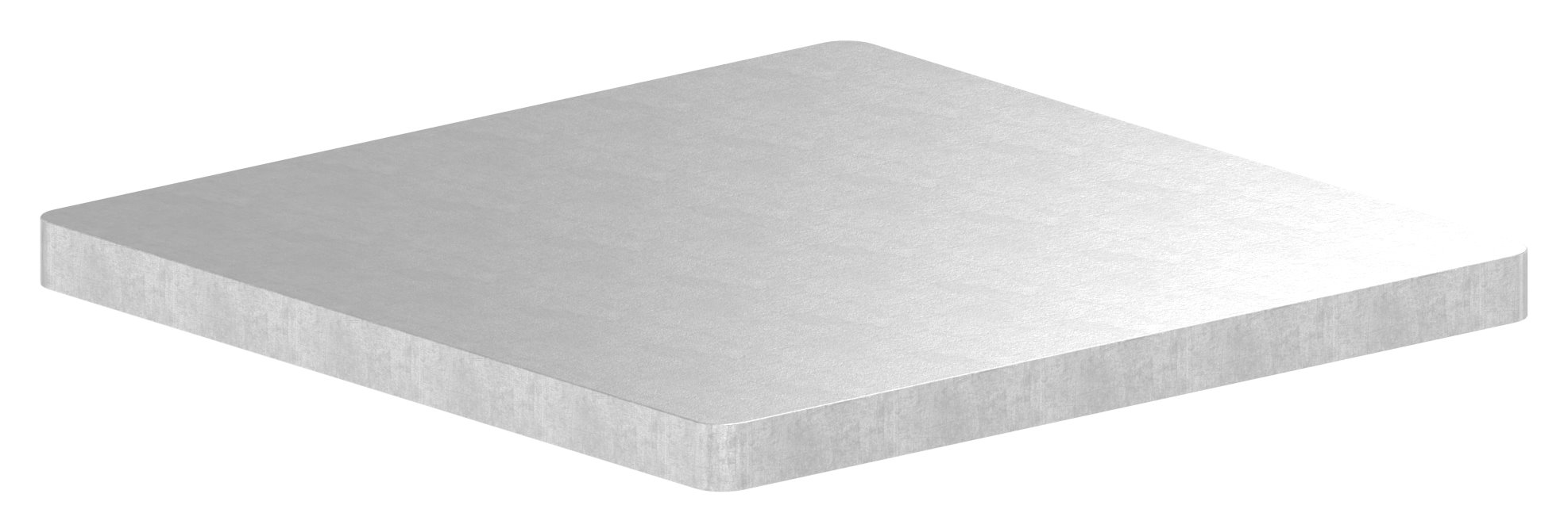 Flachkappe 60 x 60 x 4,0mm, Stahl roh