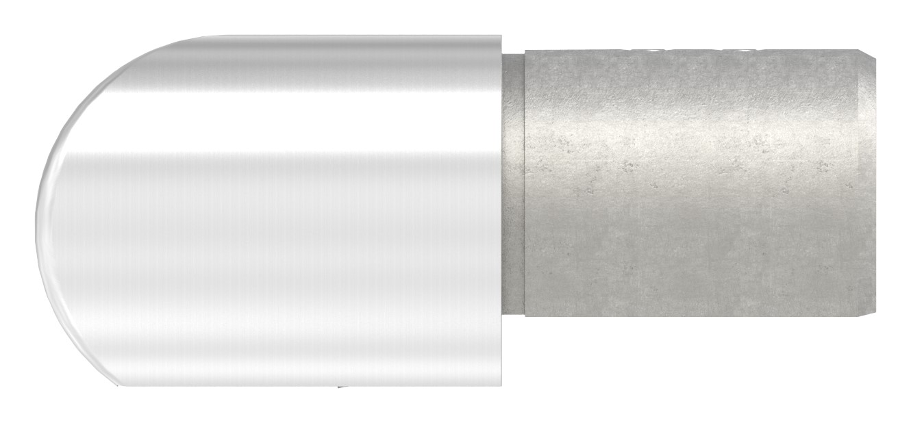 Eckbogen horizontal, für 42,4mm, V2A, Verlaufsecke