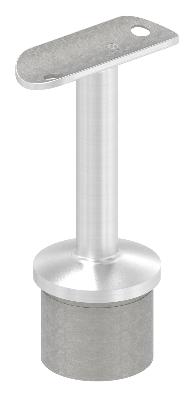 Rohrabschlussstopfen für Rohr 42,4x2,5mm, Handlaufanschlussplatte: 42,4mm, V4A